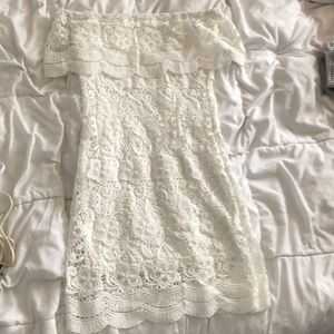 ASOS white mini dress